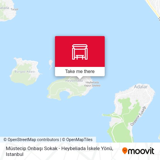 Müstecip Onbaşı Sokak - Heybeliada İskele Yönü map