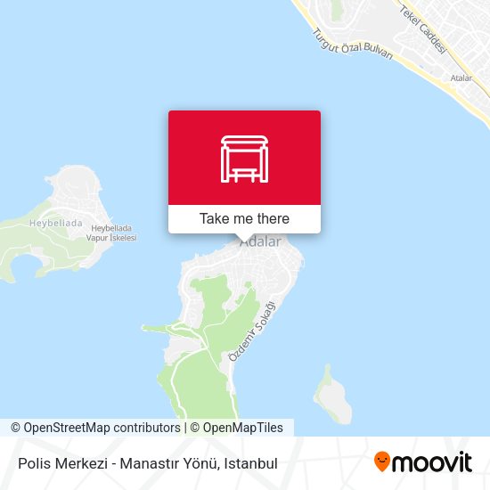 Polis Merkezi - Manastır Yönü map
