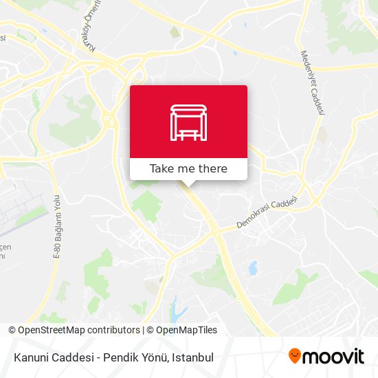 Kanuni Caddesi - Pendik Yönü map
