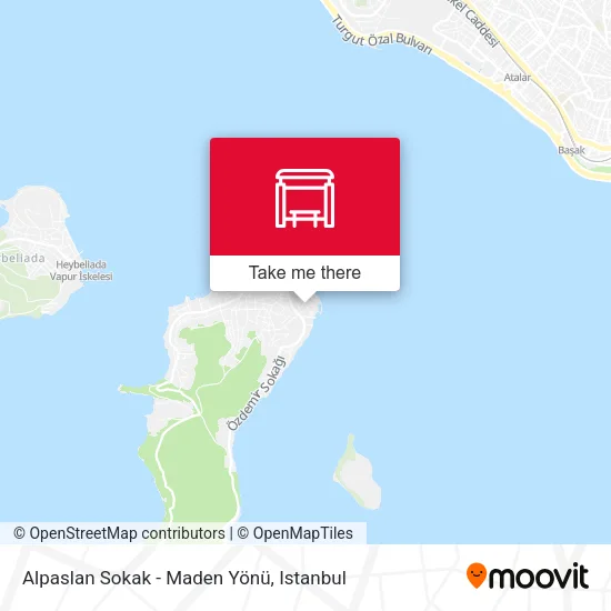 Alpaslan Sokak - Maden Yönü map