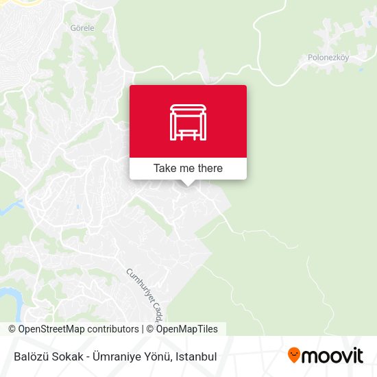Balözü Sokak - Ümraniye Yönü map