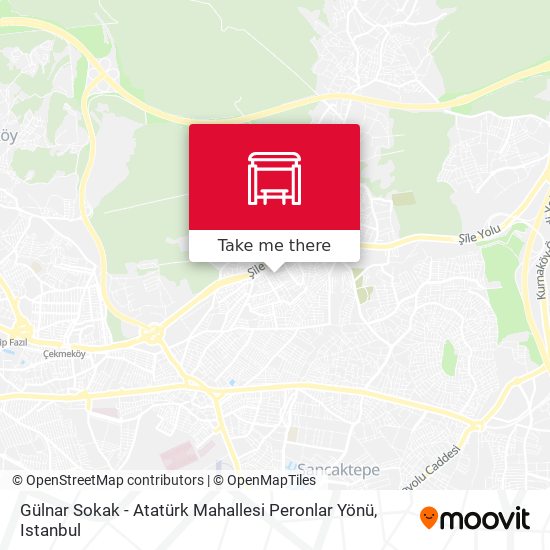 Gülnar Sokak - Atatürk Mahallesi Peronlar Yönü map