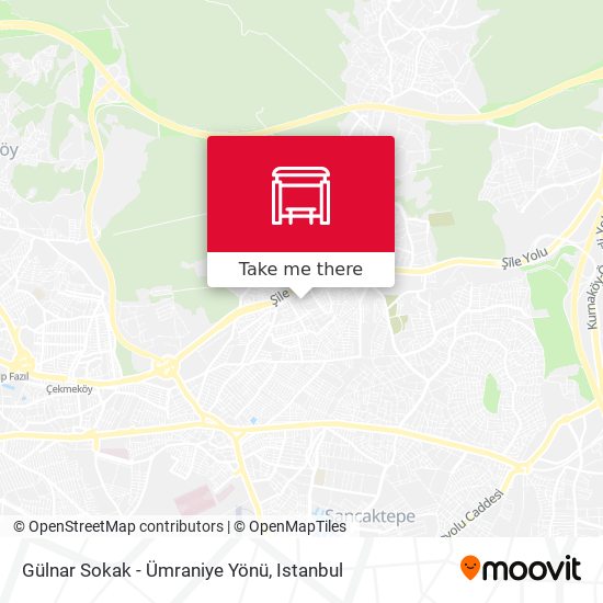 Gülnar Sokak - Ümraniye Yönü map