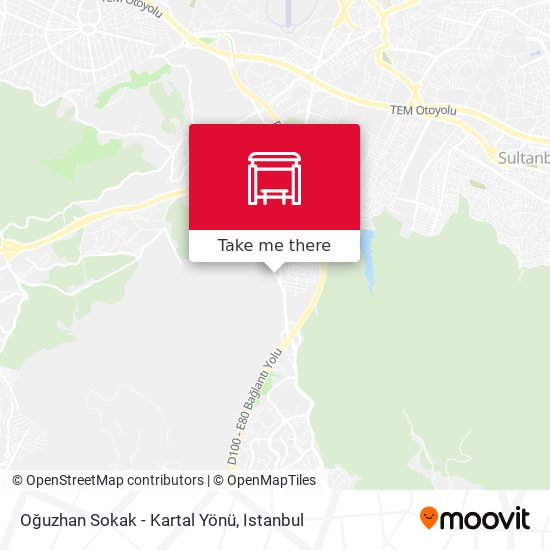 Oğuzhan Sokak - Kartal Yönü map