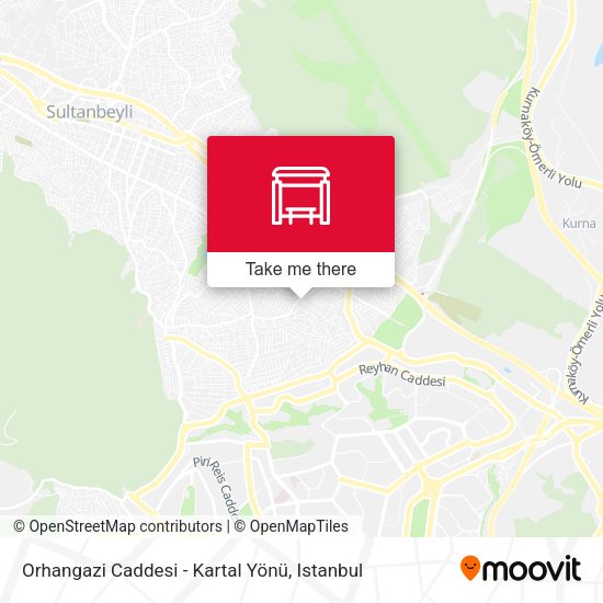 Orhangazi Caddesi - Kartal Yönü map