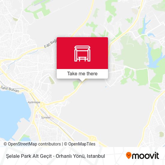 Şelale Park Alt Geçit - Orhanlı Yönü map