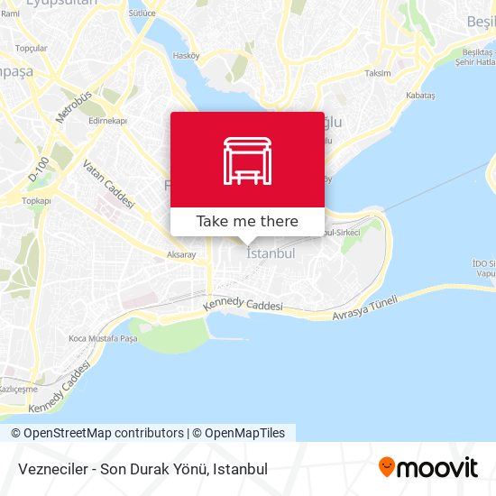Vezneciler - Son Durak Yönü map