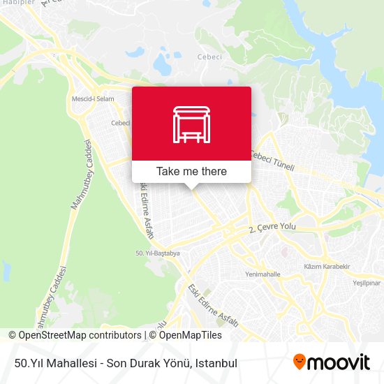 50.Yıl Mahallesi - Son Durak Yönü map