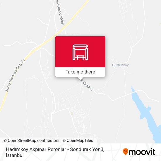 Hadımköy Akpınar Peronlar - Sondurak Yönü map