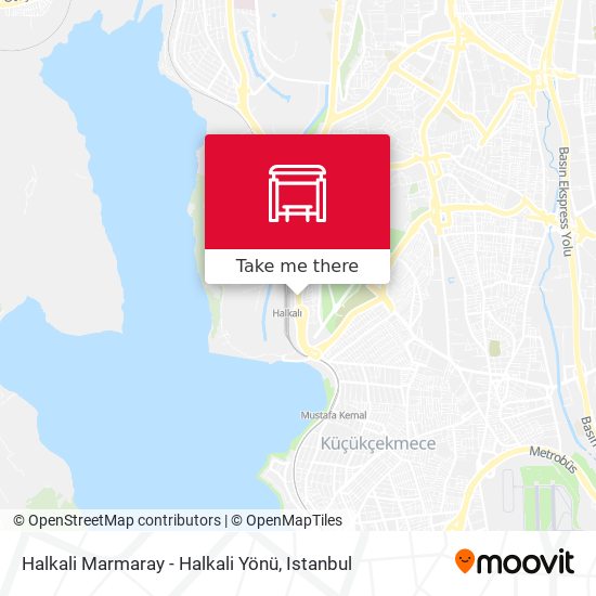 Halkali Marmaray - Halkali Yönü map