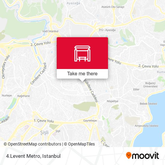 4.Levent Metro map