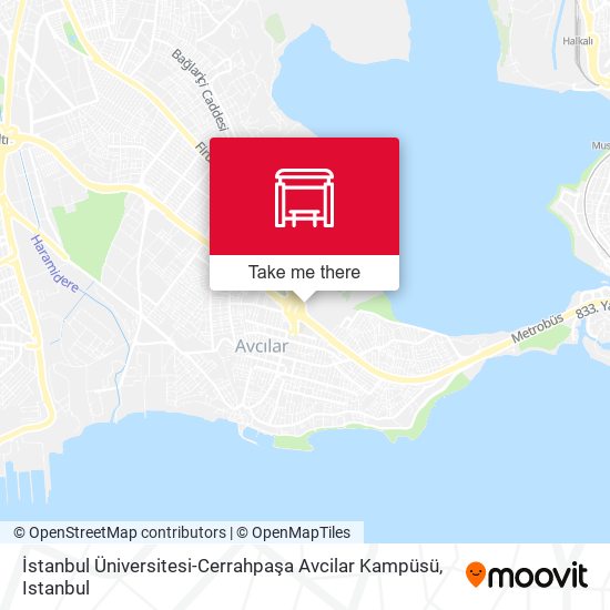 İstanbul Üniversitesi-Cerrahpaşa Avcilar Kampüsü map