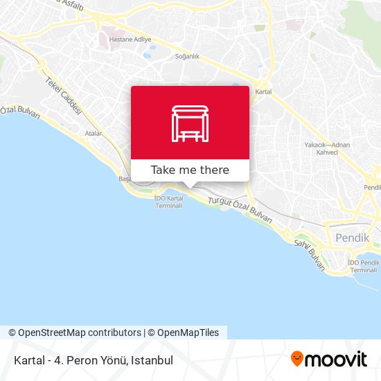 Kartal - 4. Peron Yönü map