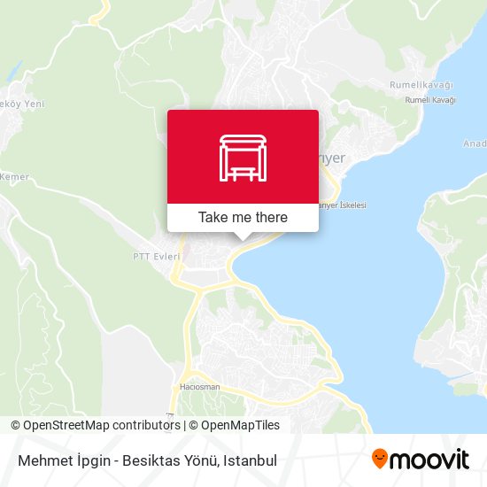 Mehmet İpgin - Besiktas Yönü map