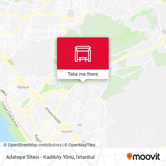 Adatepe Sitesi - Kadiköy Yönü map