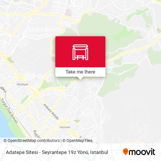 Adatepe Sitesi - Seyrantepe 19z Yönü map