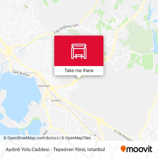 Aydinli Yolu Caddesi - Tepeören Yönü map