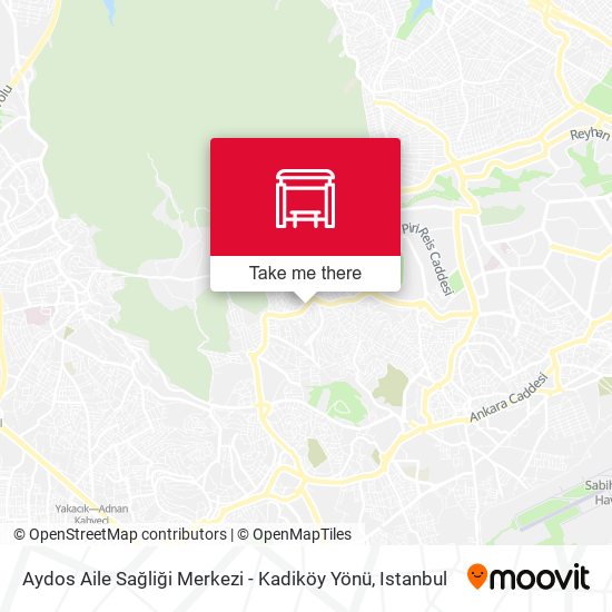 Aydos  Aile Sağliği Merkezi - Kadiköy Yönü map