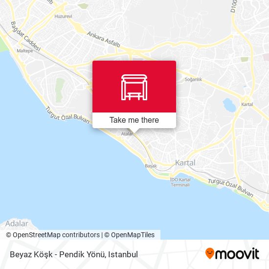 Beyaz Köşk - Pendik Yönü map