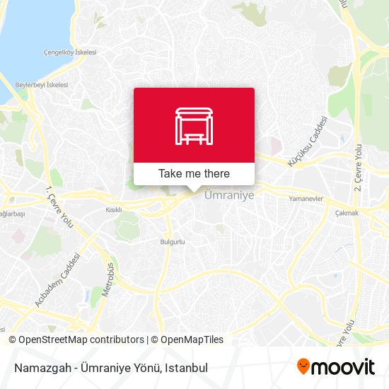 Namazgah - Ümraniye Yönü map