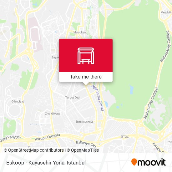 Eskoop - Kayasehir Yönü map