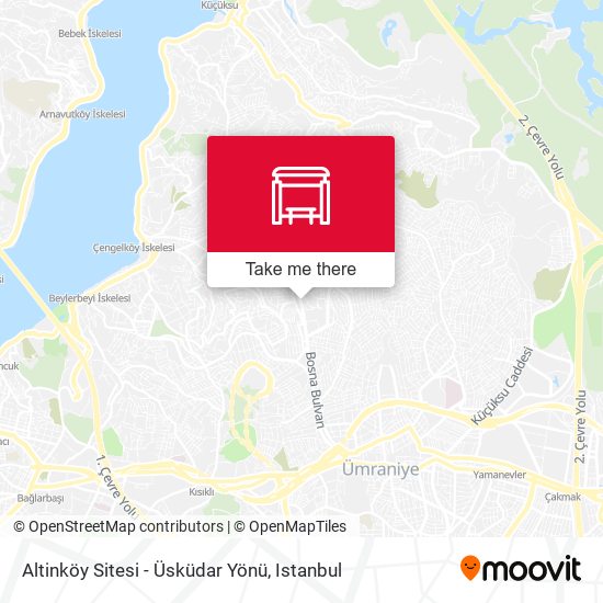 Altinköy Sitesi - Üsküdar Yönü map