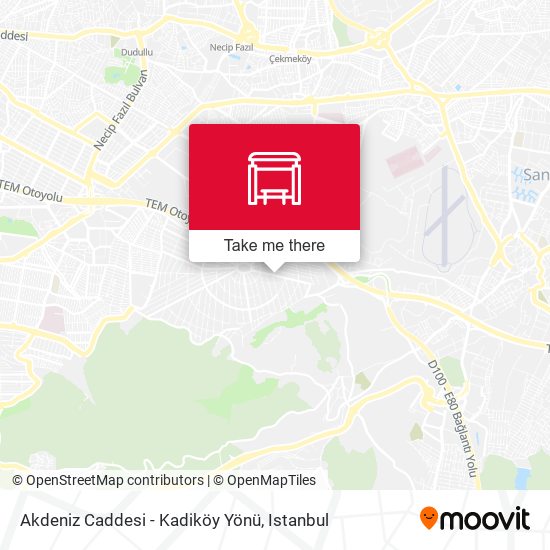 Akdeniz Caddesi - Kadiköy Yönü map