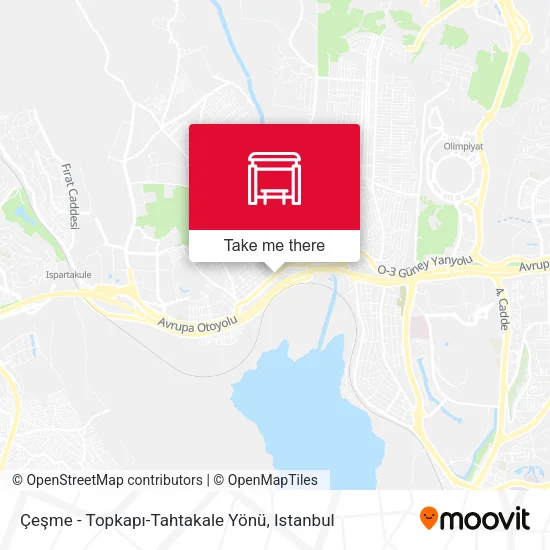 Çeşme - Topkapı-Tahtakale Yönü map