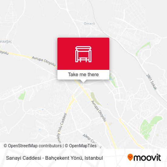 Sanayi Caddesi - Bahçekent Yönü map