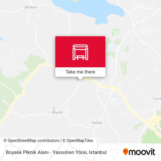 Boyalık Piknik Alanı - Yassıören Yönü map