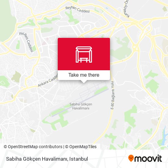 Sabiha Gökçen Havalimanı map