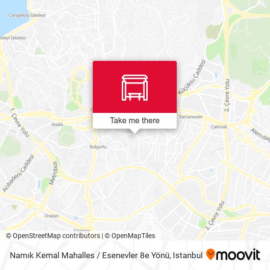 Namık Kemal Mahalles / Esenevler 8e Yönü map