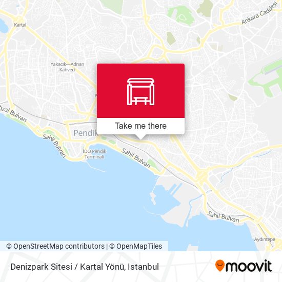 Denizpark Sitesi / Kartal Yönü map