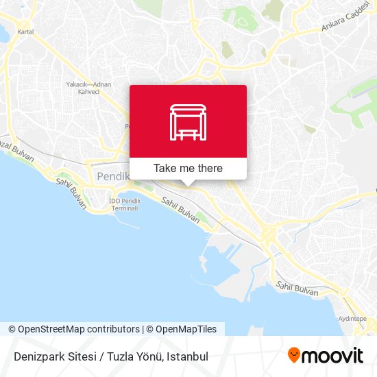 Denizpark Sitesi / Tuzla Yönü map