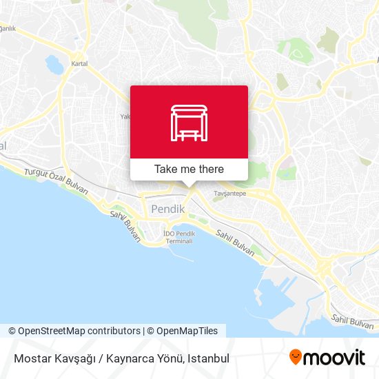 Mostar Kavşağı / Kaynarca Yönü map