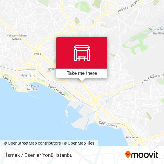 İsmek / Esenler Yönü map