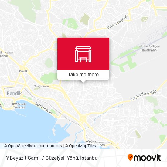 Y.Beyazıt Camii / Güzelyalı Yönü map