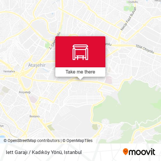 Iett Garajı / Kadıköy Yönü map