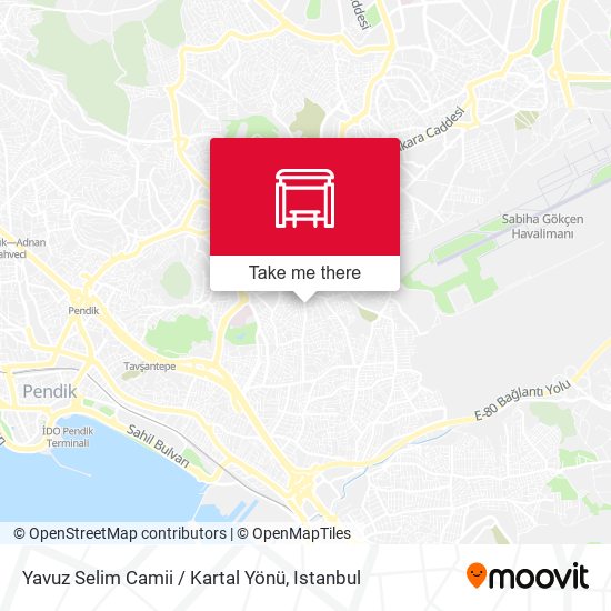 Yavuz Selim Camii / Kartal Yönü map