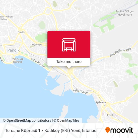 Tersane Köprüsü 1 / Kadıköy (E-5) Yönü map