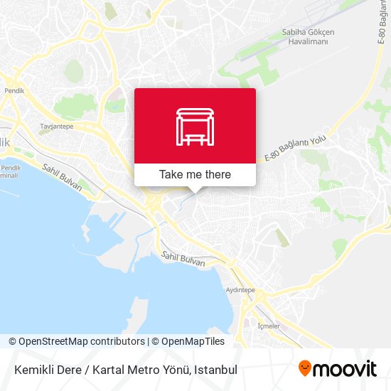 Kemikli Dere / Kartal Metro Yönü map