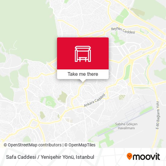 Safa Caddesi / Yenişehir Yönü map