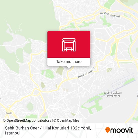 Şehit Burhan Öner / Hilal Konutlari 132c Yönü map