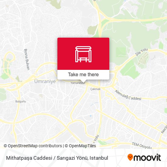 Mithatpaşa Caddesi / Sarıgazi Yönü map