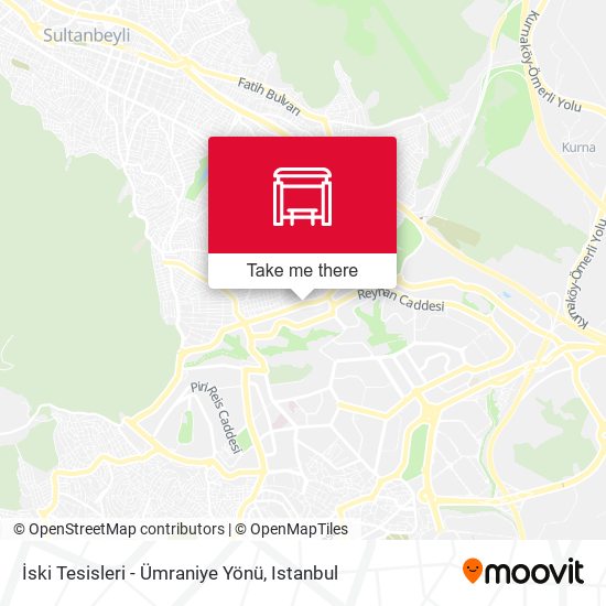 İski Tesisleri - Ümraniye Yönü map