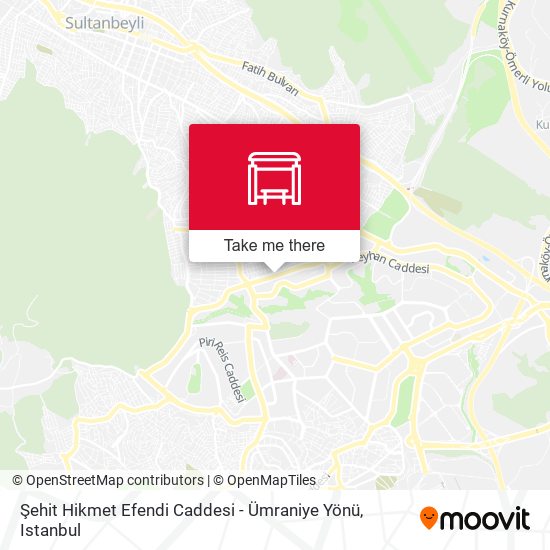 Şehit Hikmet Efendi Caddesi - Ümraniye Yönü map