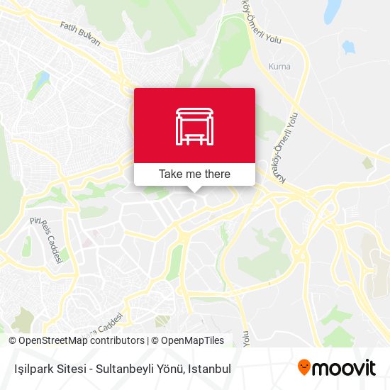Işilpark Sitesi - Sultanbeyli Yönü map