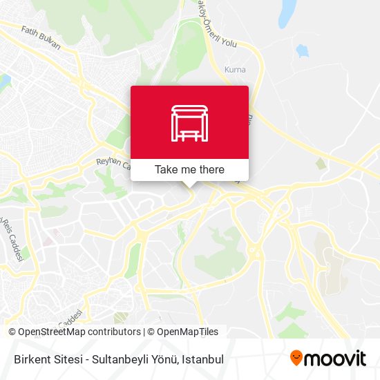 Birkent Sitesi - Sultanbeyli Yönü map