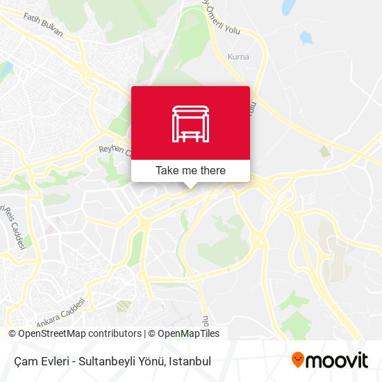 Çam Evleri - Sultanbeyli Yönü map