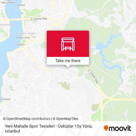Yeni Mahalle Spor Tesisleri - Üsküdar 15y Yönü map
